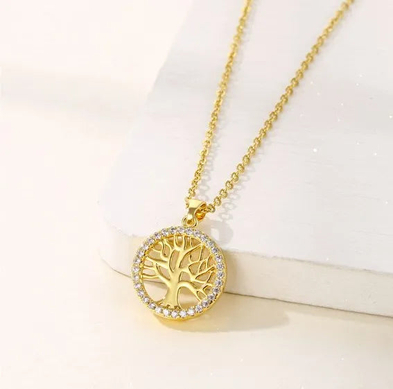 Crown Tree of Life Necklace