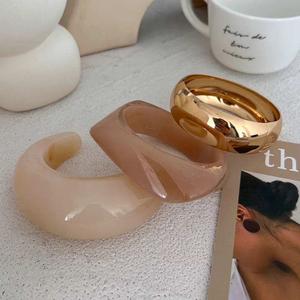 Vintage Punk Beige Khaki Jewelry