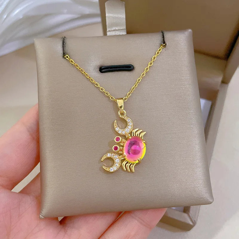 Crabs Pendant Necklace