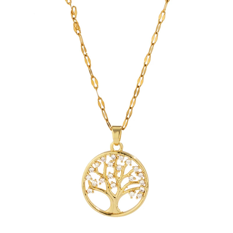 Crown Tree of Life Necklace