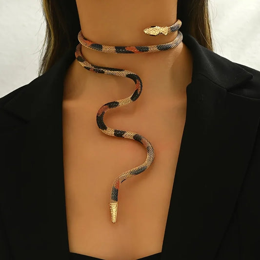 Twisted Snake Necklace