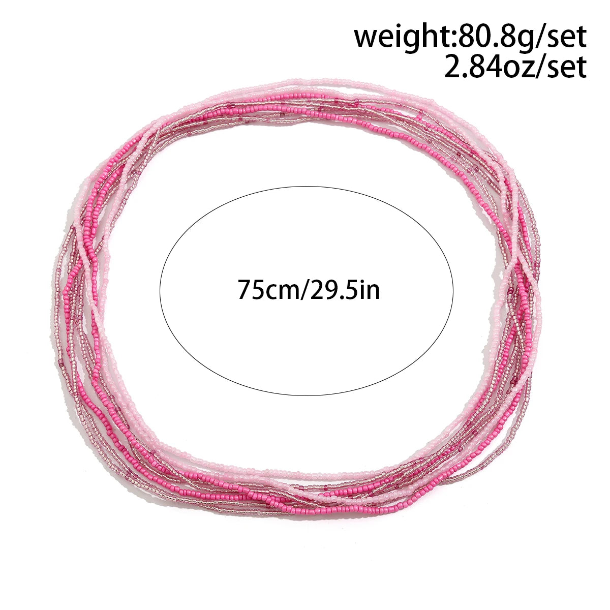 8Pcs/Set Boho Beads Waist Chains