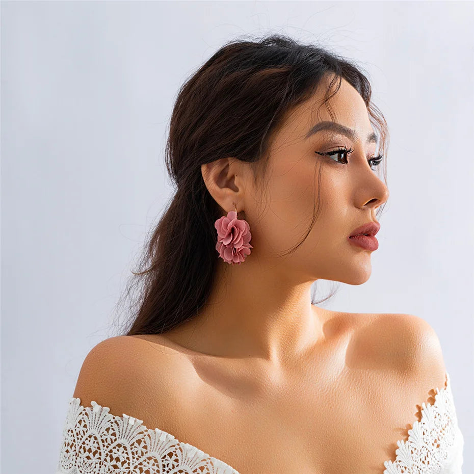 Crown Rosé Bloom Hoops