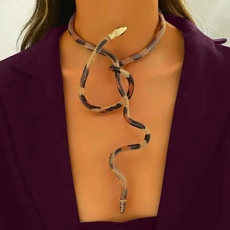 Twisted Snake Necklace